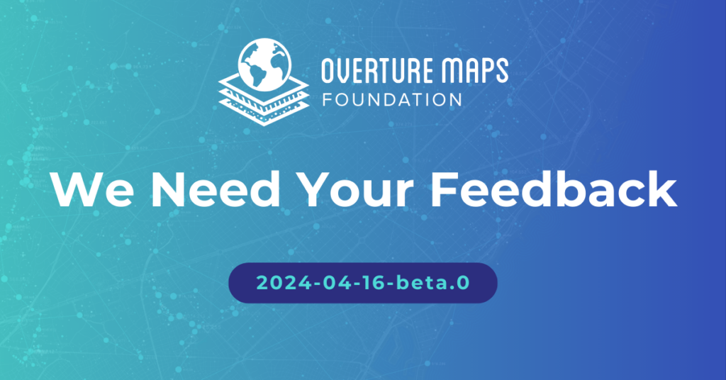 Blog Overture Maps Foundation