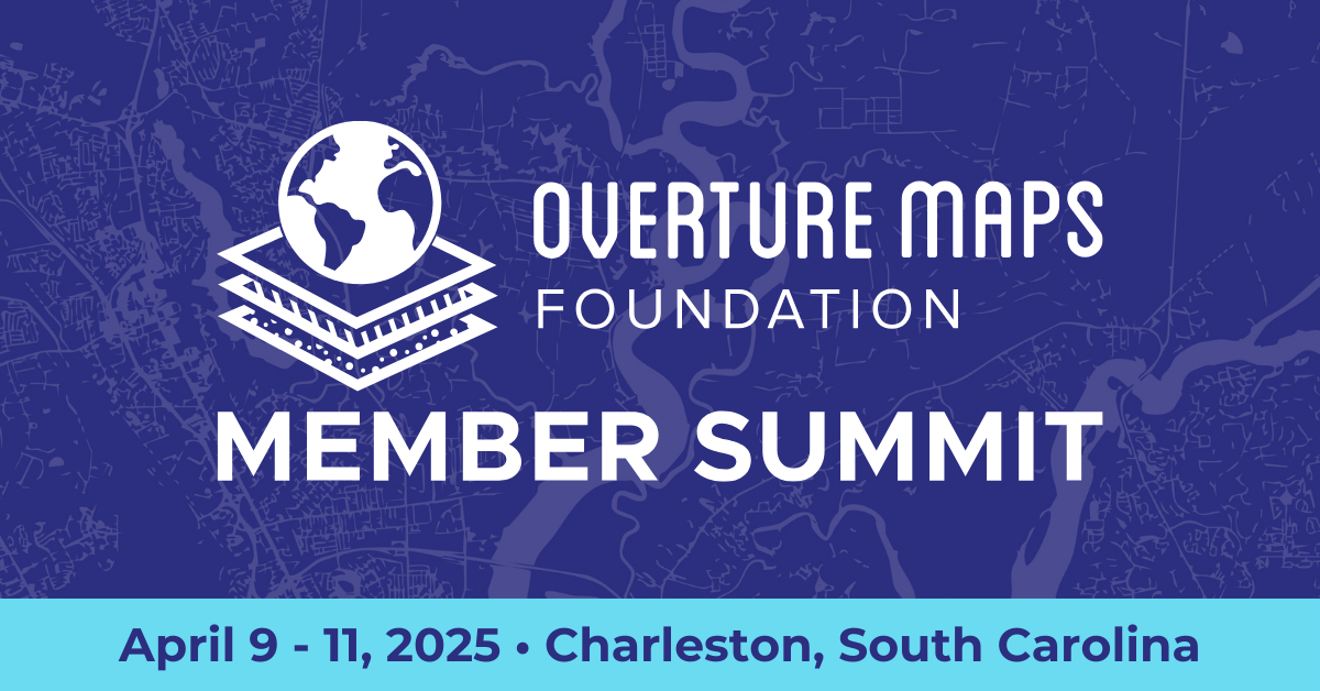 Overture Maps Foundation Member Summit Graphic